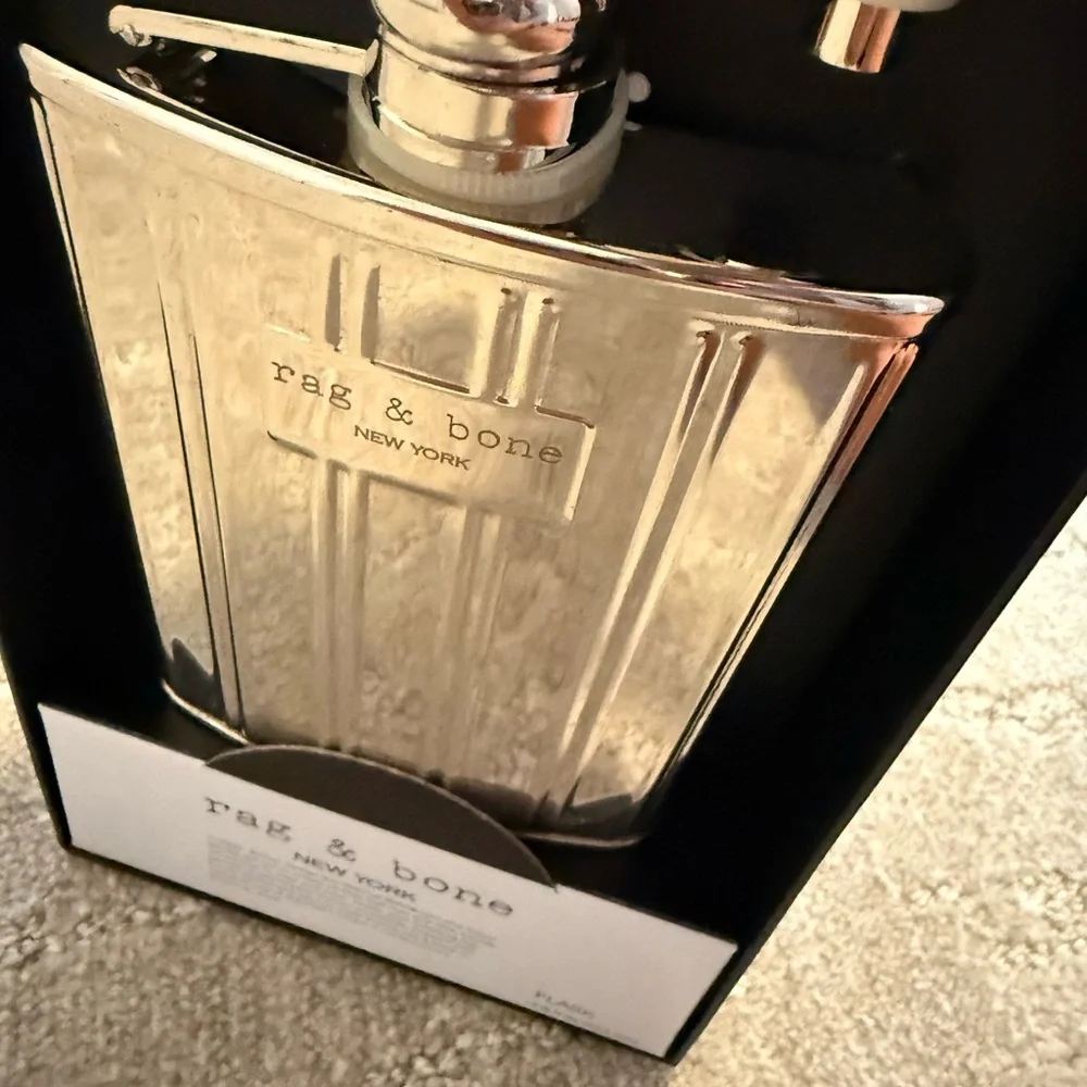 Rag &‎ Bone Silver flask